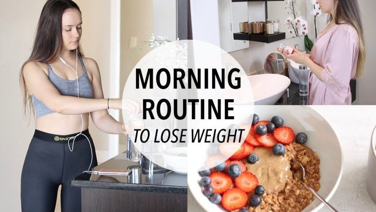 MY MORNING ROUTINE TO LOSE WEIGHT + HEALTHY BREAKFAST IDEA!