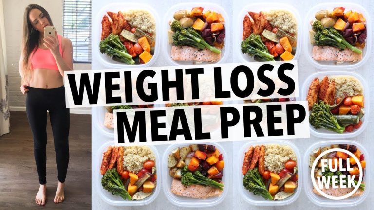 WEIGHT LOSS MEAL PREP FOR WOMEN (1 WEEK IN 1 HOUR)