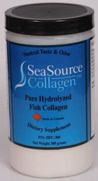 SeaSource™ Collagen Pure HYDROLYZED Fish Collagen Dietary Supplement Powder – Made in Canada from The Skins of Wild Caught Cod.