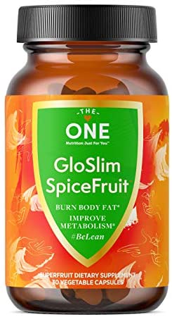 GloSlim SpiceFruit™ – Fat Burner and Metabolism Booster, Non-Stimulant Weight Management Supplement, West African SpiceFruit Glomerata for Metabolic Health, 30 Veggie Capsules